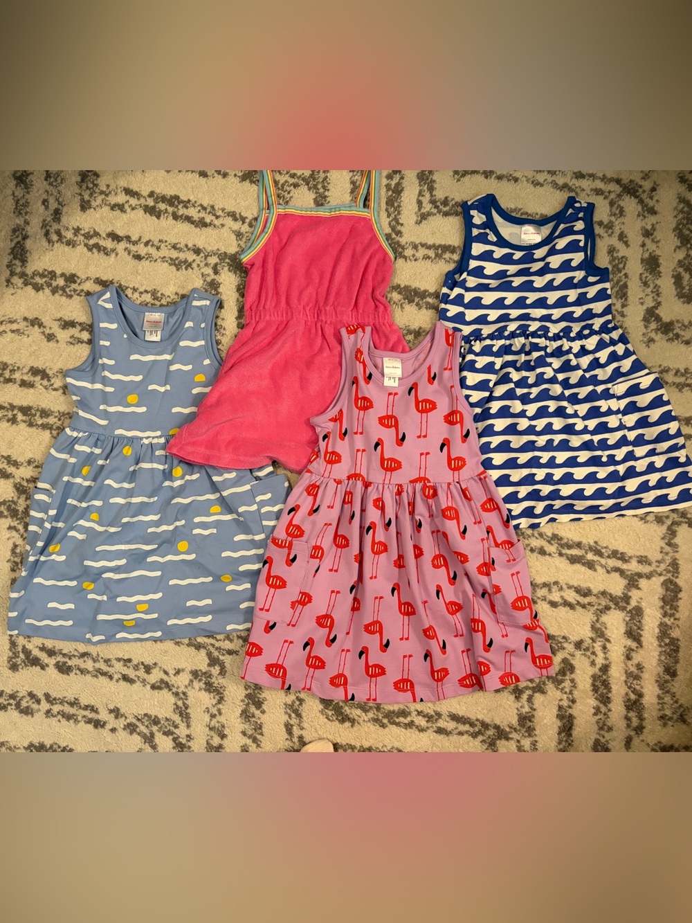 Hanna Andersson Lot of 4 tank dresses